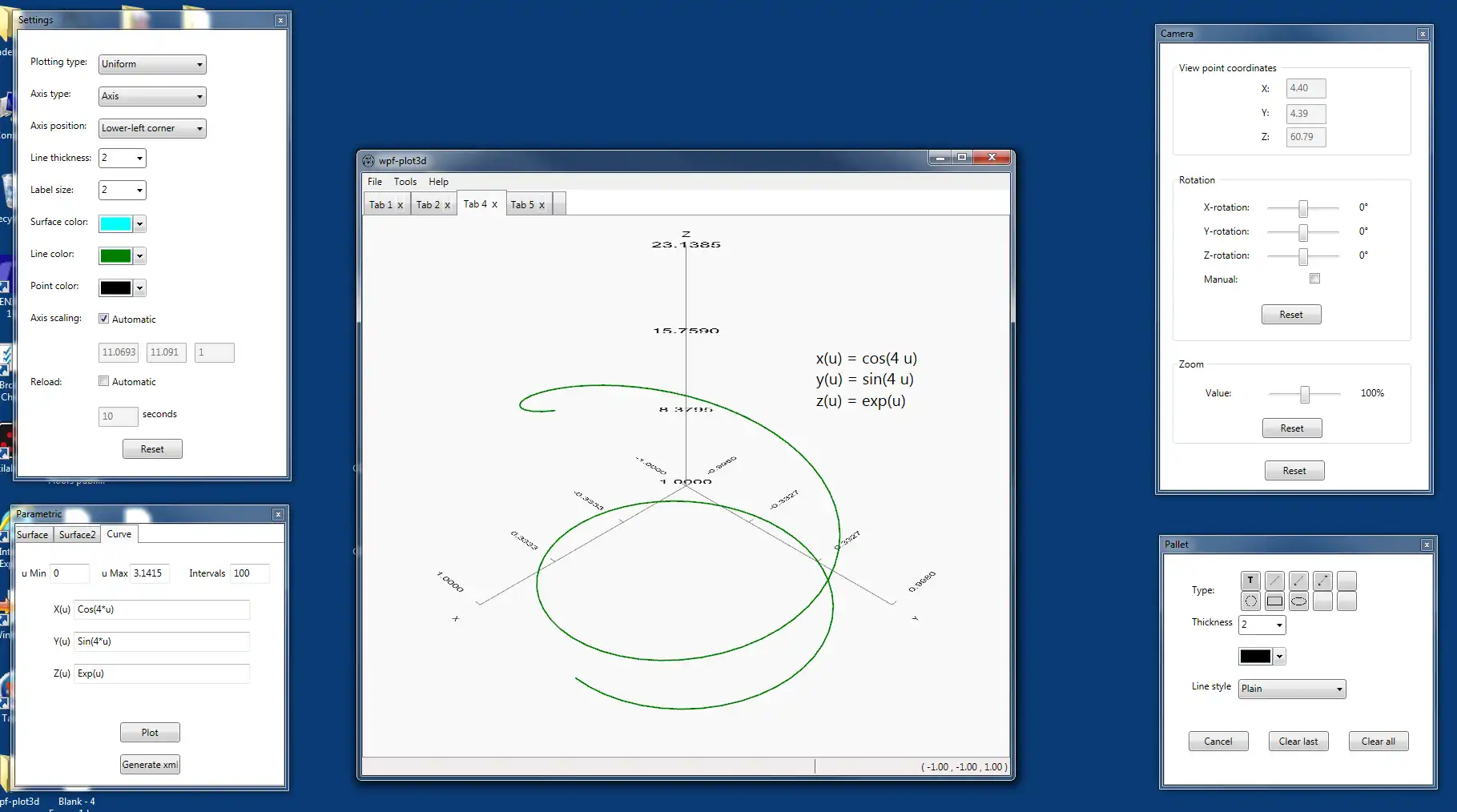 Download web tool or web app wpf-plot3d