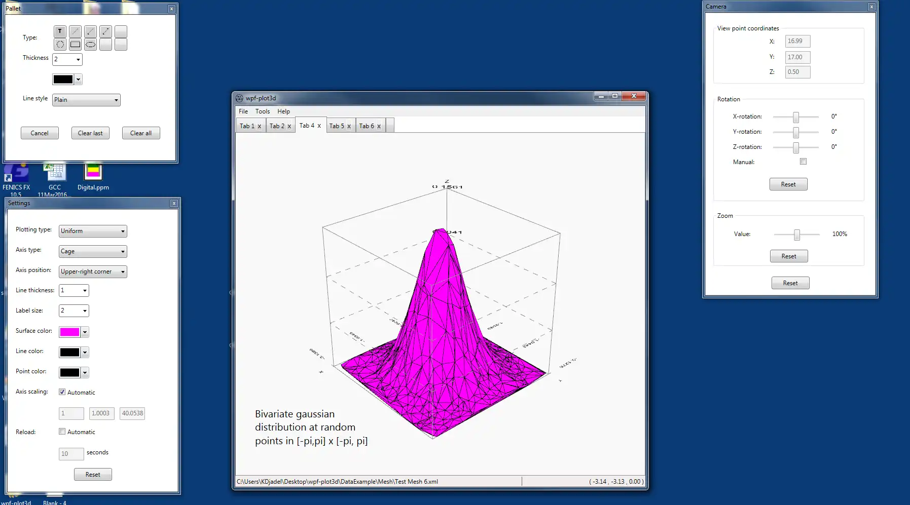 Unduh alat web atau aplikasi web wpf-plot3d