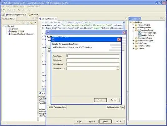 Download web tool or web app WS-CDL Eclipse