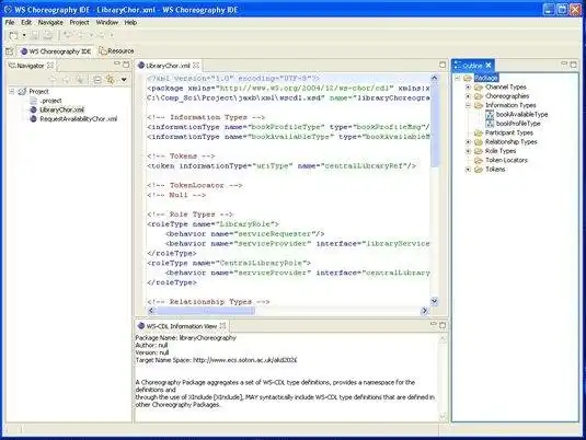 Download web tool or web app WS-CDL Eclipse