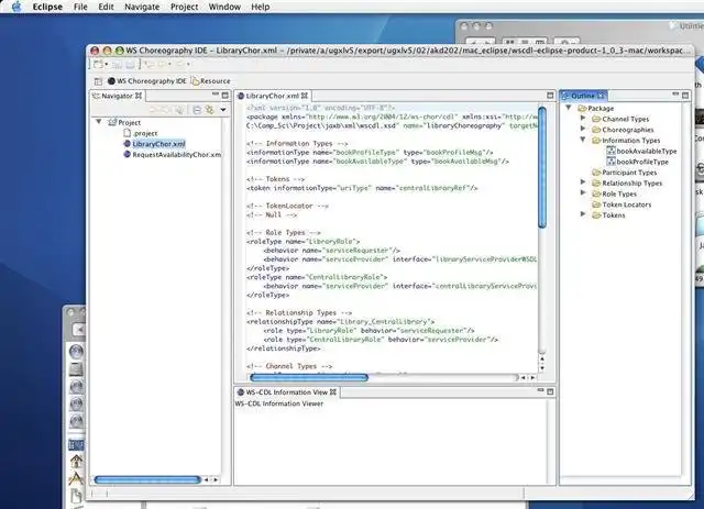 Download web tool or web app WS-CDL Eclipse