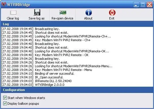 Download web tool or web app WTVIRBridge