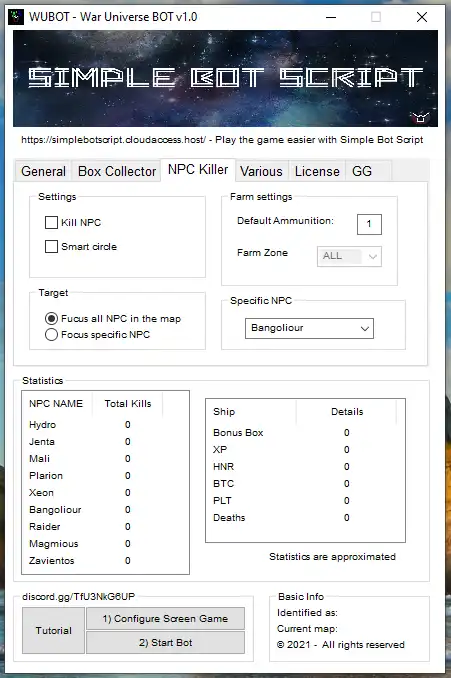 Télécharger l'outil Web ou l'application Web WUBOT