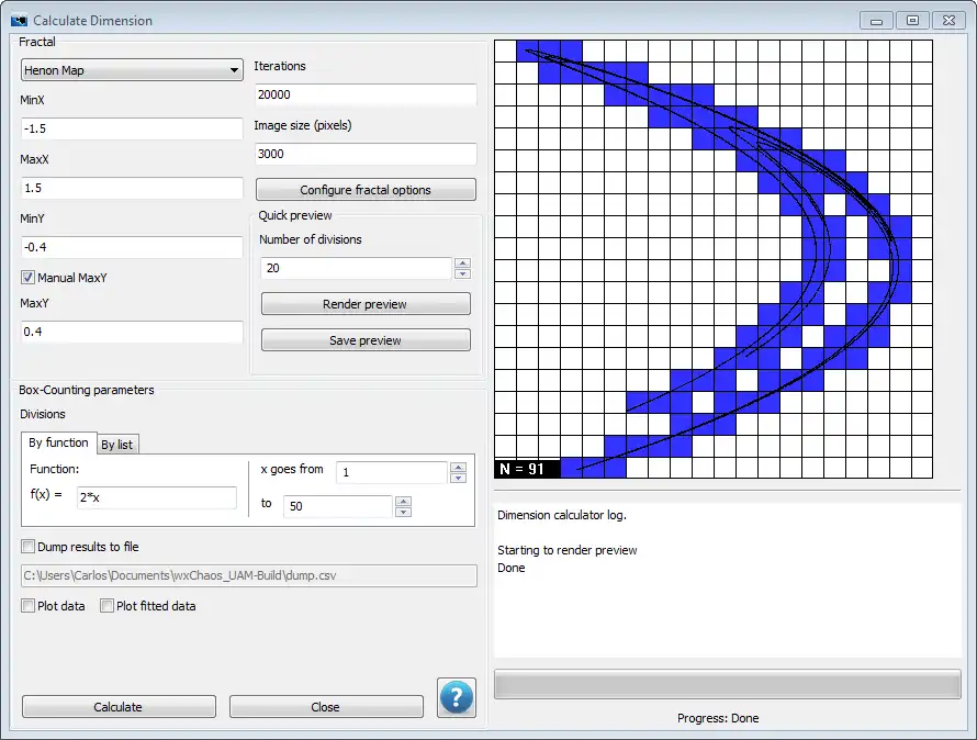 Download web tool or web app wxChaos