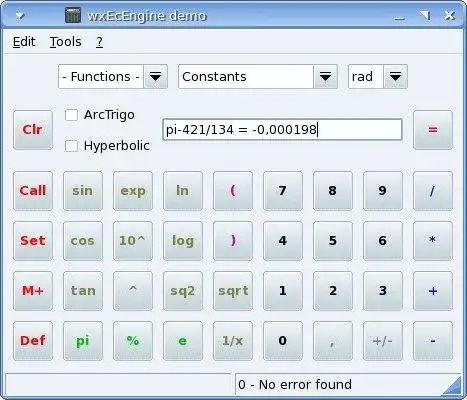 Scarica lo strumento web o l'app web wxEcMath