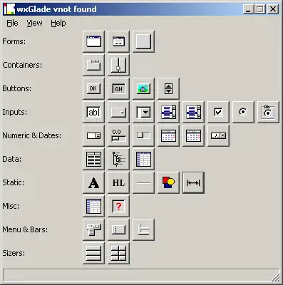 הורד כלי אינטרנט או אפליקציית אינטרנט wxGlade