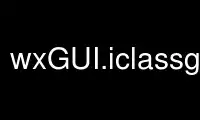 Run wxGUI.iclassgrass in OnWorks free hosting provider over Ubuntu Online, Fedora Online, Windows online emulator or MAC OS online emulator