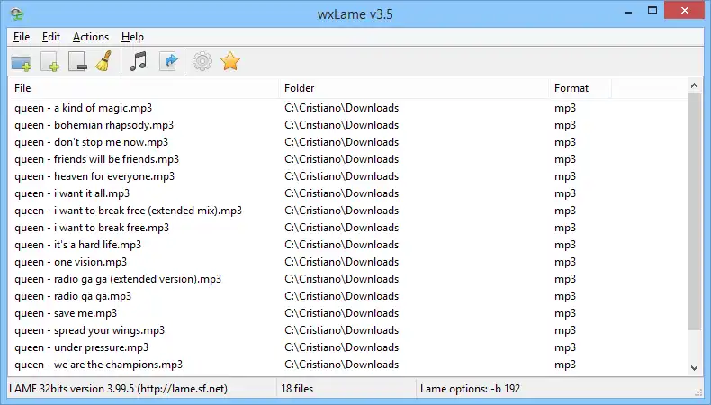 Download web tool or web app wxLame