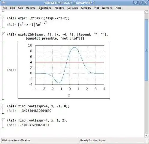 Descărcați instrumentul web sau aplicația web wxMaxima