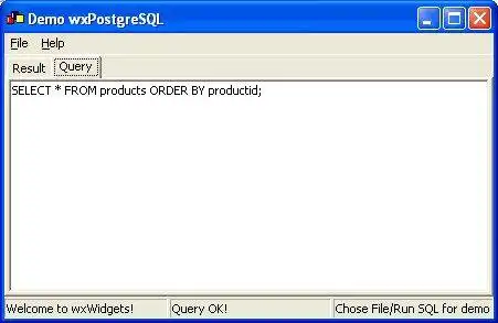 Mag-download ng web tool o web app wxPostgreSQL