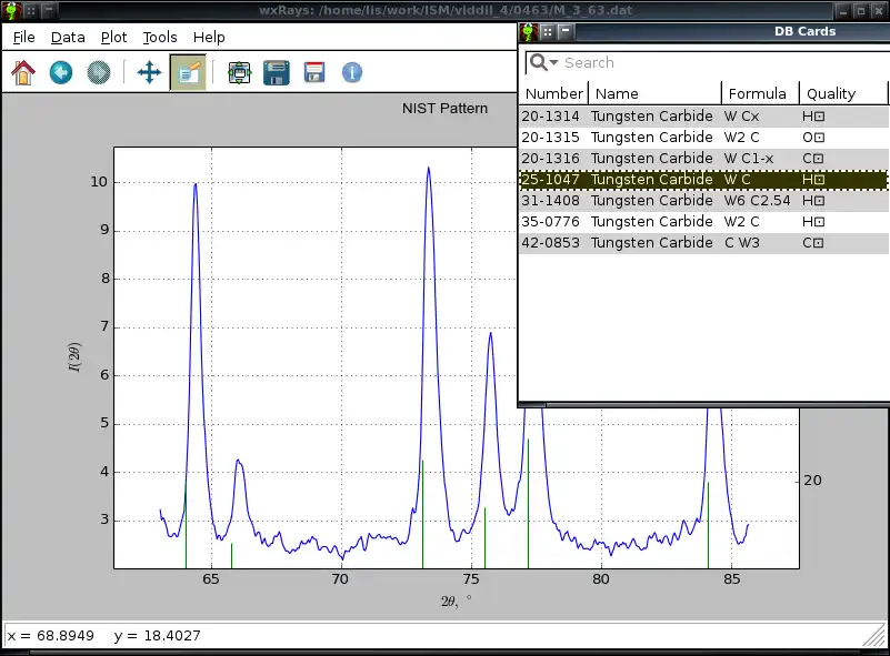 Download de webtool of webapp wxRays om online in Windows via Linux online te draaien