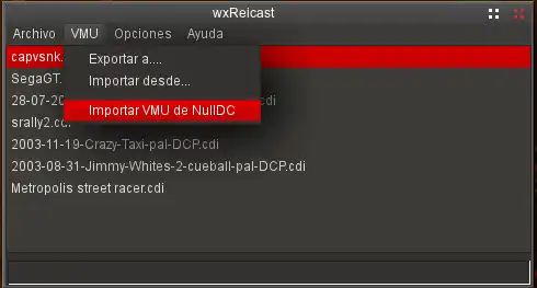 Linux'ta çevrimiçi çalıştırmak için web aracını veya web uygulamasını wxreicast'i indirin