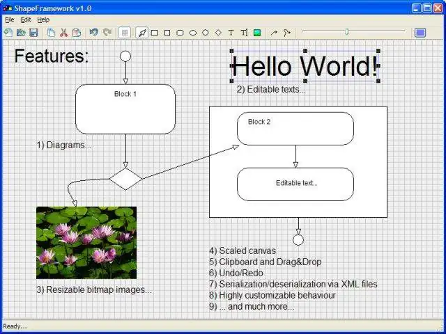 Baixe a ferramenta da web ou o aplicativo da web wxShapeFramework