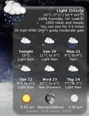 ดาวน์โหลดเครื่องมือเว็บหรือเว็บแอป Wx Widget