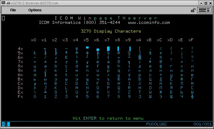 Download web tool or web app x3270