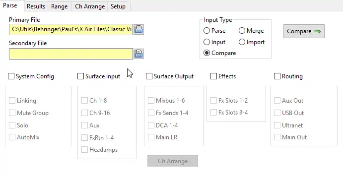 Scarica lo strumento web o l'app web X-Air Scene Parser