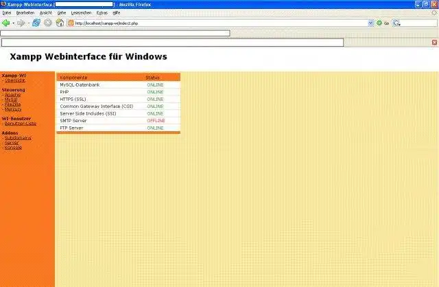 Download web tool or web app Xampp WI