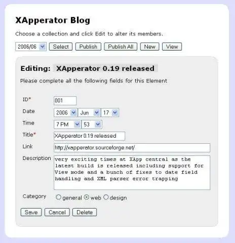 Muat turun alat web atau aplikasi web XApperator