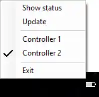 Download web tool or web app Xbox Controller Battery Status to run in Windows online over Linux online