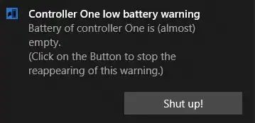 Download web tool or web app XBox One Controller Battery Indicator