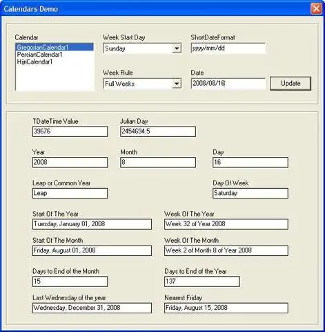 Download webtool of webapp XCalendar