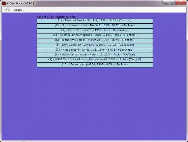 I-download ang web tool o web app na X-Com Hack para tumakbo sa Windows online sa Linux online