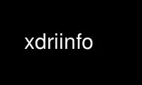 Rulați xdriinfo în furnizorul de găzduire gratuit OnWorks prin Ubuntu Online, Fedora Online, emulator online Windows sau emulator online MAC OS