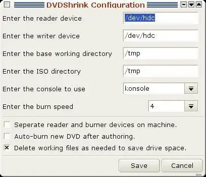 Download web tool or web app XDVDShrink