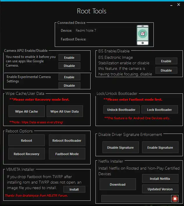 Download web tool or web app Xiaomi PC Tools