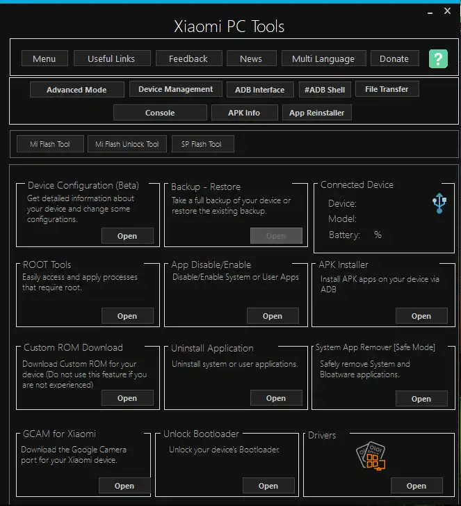 Télécharger l'outil Web ou l'application Web Xiaomi PC Tools