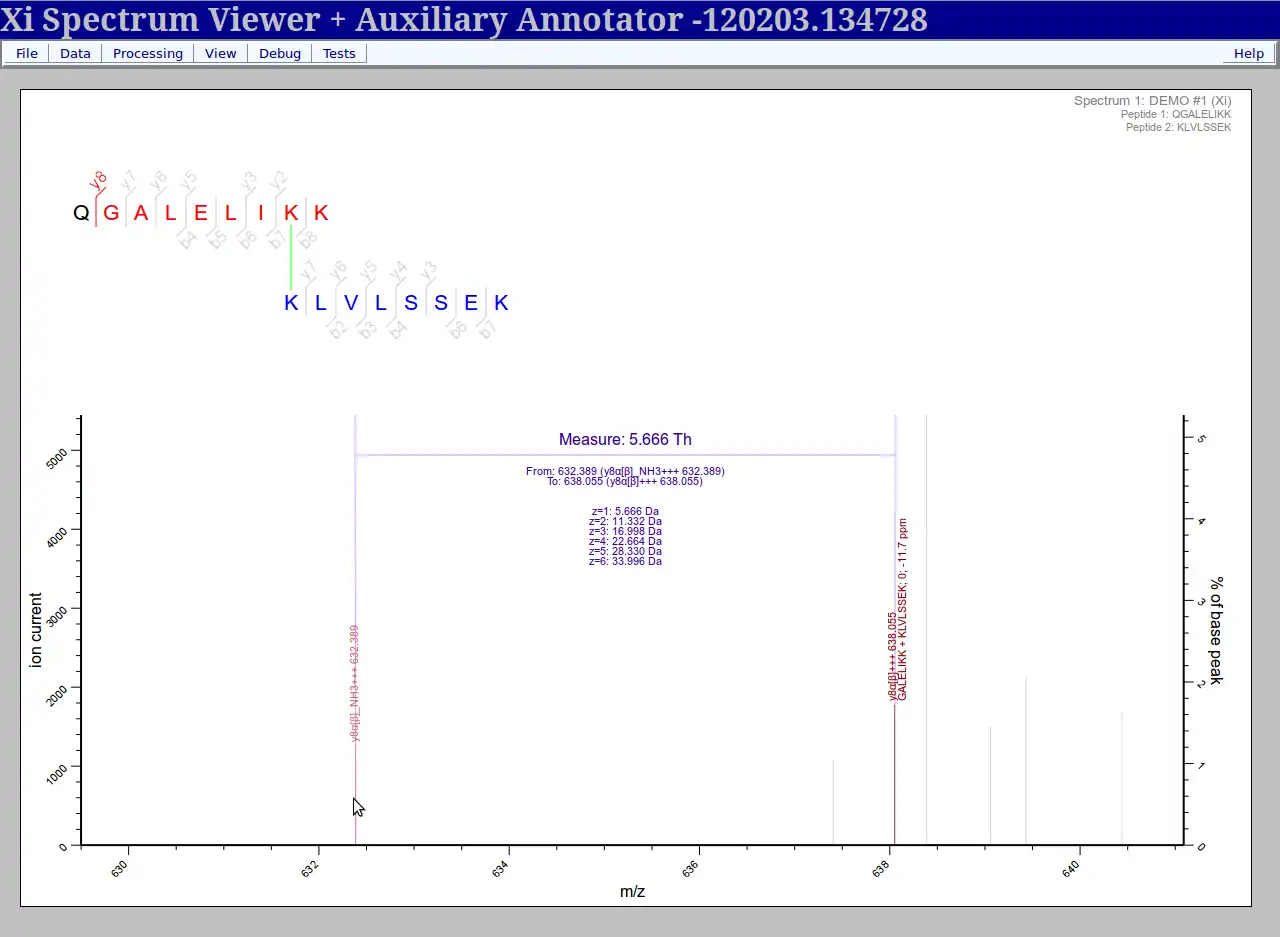 Download web tool or web app Xi Spectrum Viewer to run in Windows online over Linux online