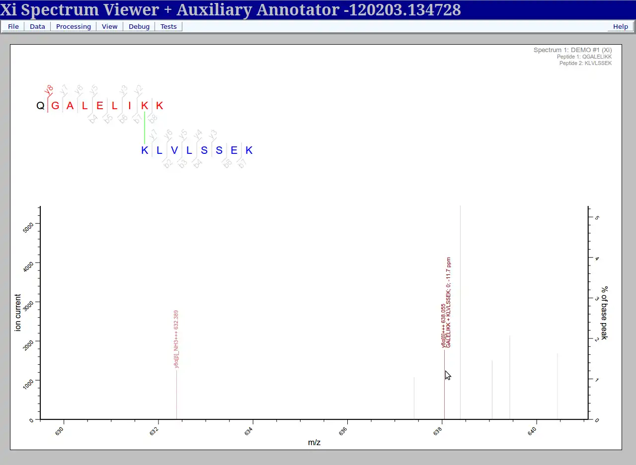 Download web tool or web app Xi Spectrum Viewer to run in Windows online over Linux online