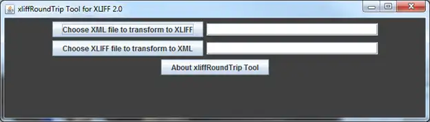 Download web tool or web app XLIFF2.0 RoundTrip Tool