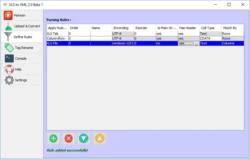 Baixar ferramenta da web ou aplicativo da web XLS para XML