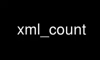 Запустіть xml_count у постачальника безкоштовного хостингу OnWorks через Ubuntu Online, Fedora Online, онлайн-емулятор Windows або онлайн-емулятор MAC OS