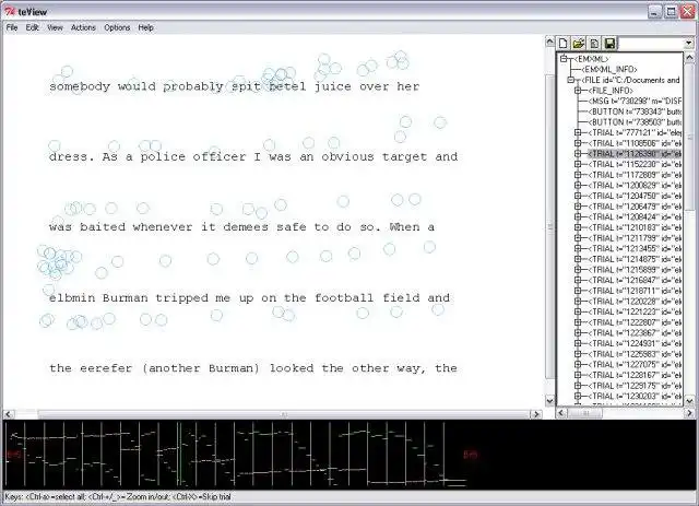 Download web tool or web app XML for Eye Movements to run in Windows online over Linux online