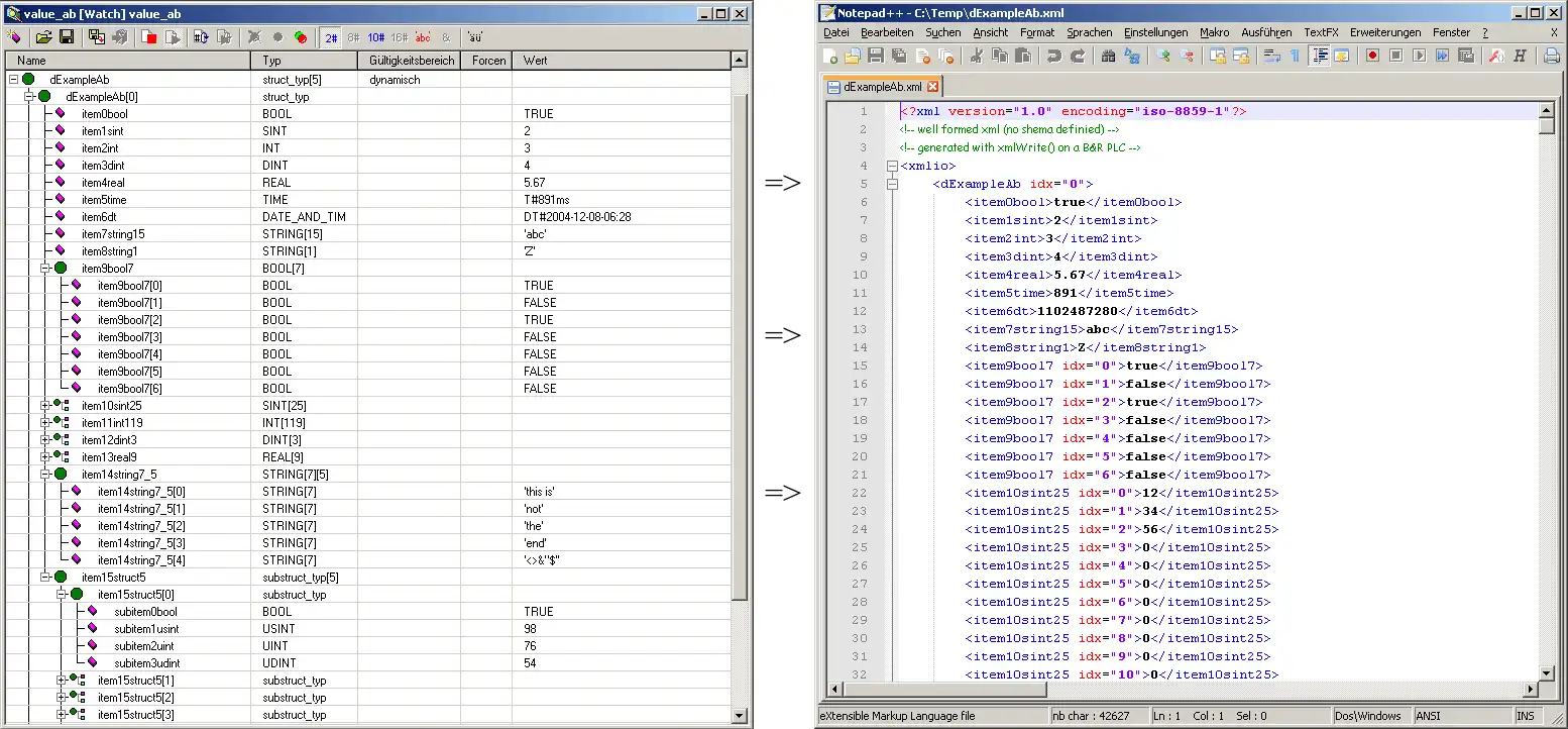 ดาวน์โหลดเครื่องมือเว็บหรือเว็บแอป XML-Parser Library สำหรับ BR-Automation PLC