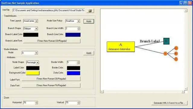 Descargue la herramienta web o la aplicación web xmltree.net