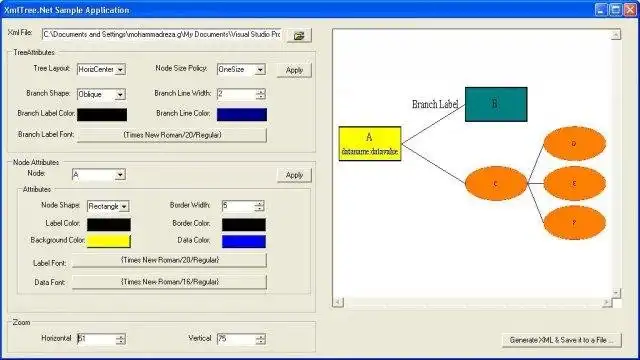 ابزار وب یا برنامه وب xmltree.net را دانلود کنید