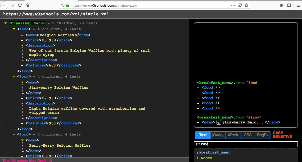 Web aracını veya web uygulamasını indirin XML Viewer Plus