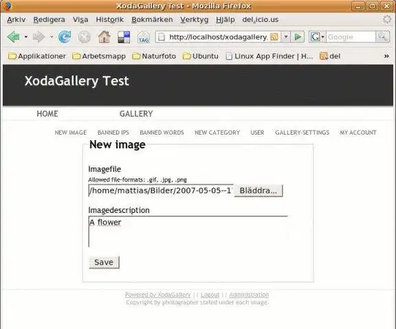 Download web tool or web app XodaGallery