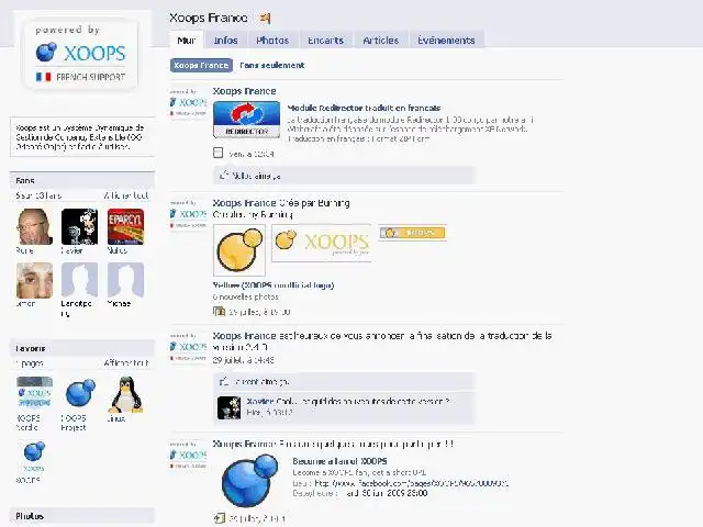Download web tool or web app Xoops France Network