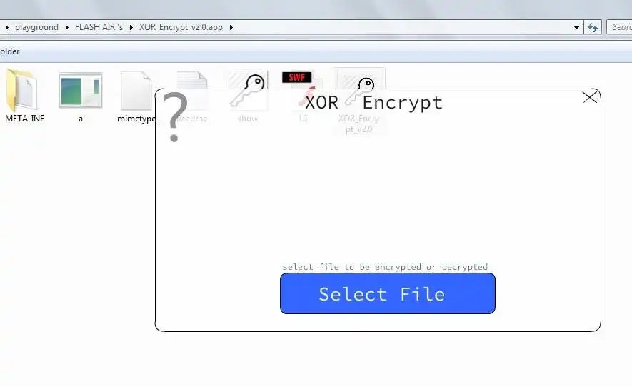 Download web tool or web app XOR encrypt v2.0