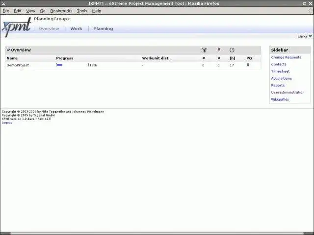 Download web tool or web app XPMT - eXtreme Project Management Tool