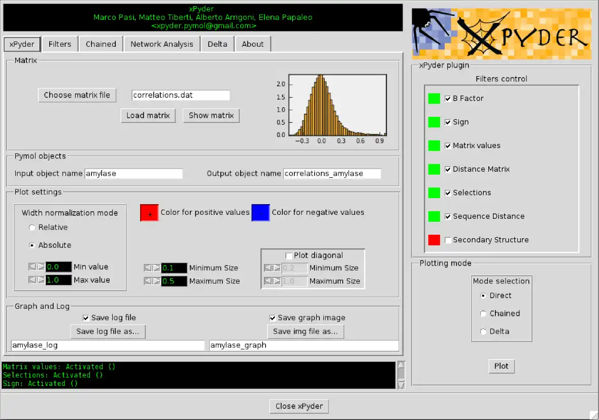 Download web tool or web app xPyder PyMOL Plugin