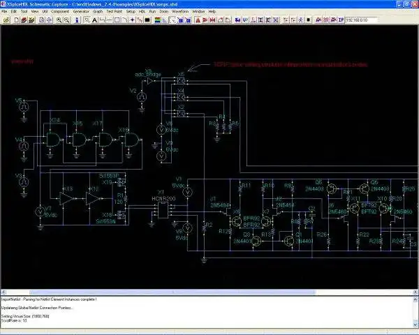 Çevrimiçi Linux üzerinden Windows'ta çevrimiçi çalıştırmak için web aracını veya web uygulamasını XSpiceHDL'yi indirin