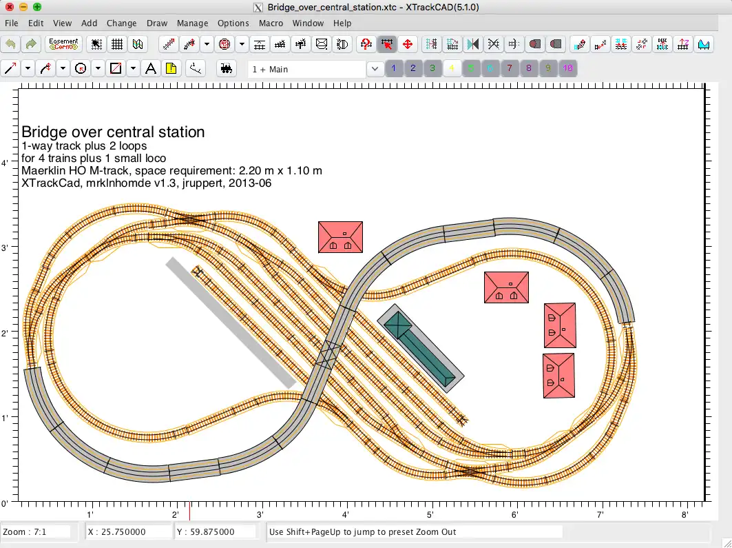 Download web tool or web app XTrkCAD Model RR Track Planner