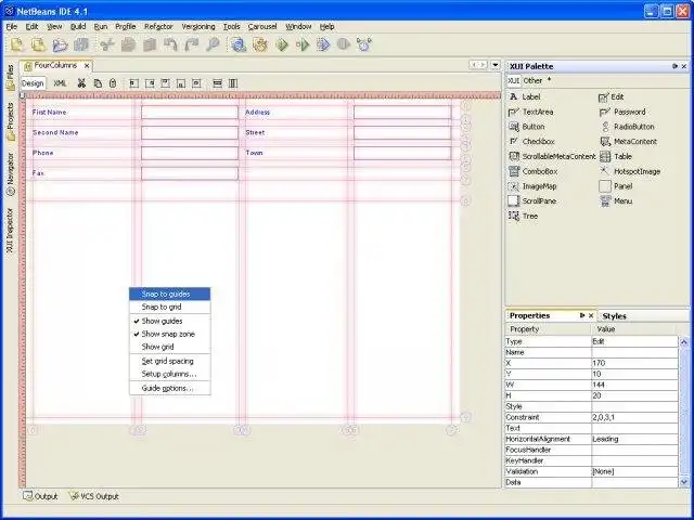 Descargue la herramienta web o la aplicación web XUI RIA Framework