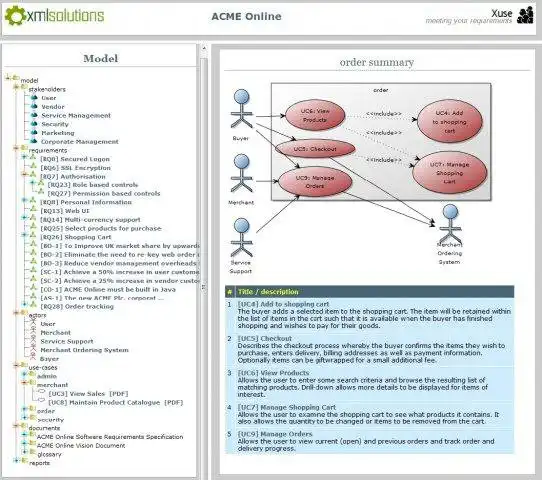 Download web tool or web app xuse requirements  use case management