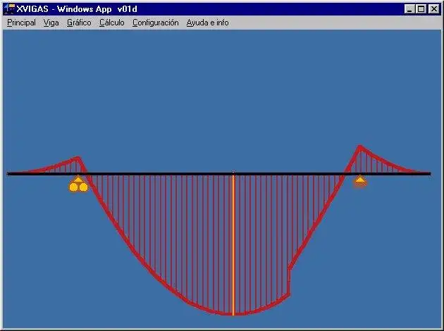 Descarga la herramienta web o la aplicación web XVIGAS análisis de vigas